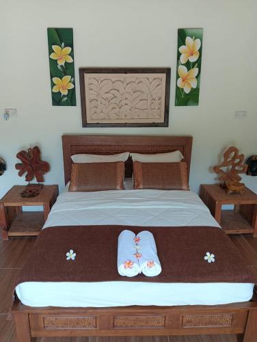 Кровать или кровати в номере Bali Bliss Villa Tiban Batam