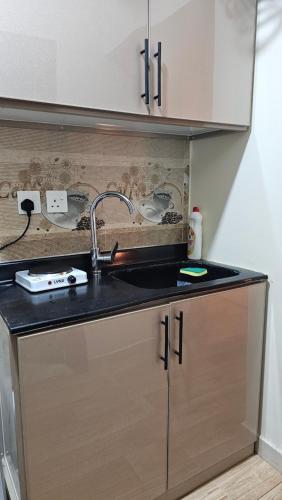 Η κουζίνα ή μικρή κουζίνα στο الجاكرندا الدرعيه البجيري