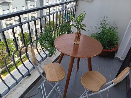 Balkoni atau teres di I love Vinhome Grand Park HCM