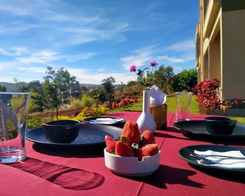 Zahrada ubytování Divine Resort- Bhilar