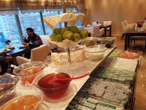 a table with many different types of food on it at ADMİRAL in Kayseri
