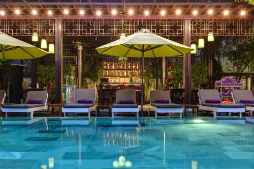 Bazén v ubytování White Lotus Hotel Hoian nebo v jeho okolí
