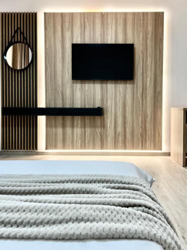 Postel nebo postele na pokoji v ubytování Riverside ApartHotel by InnTime