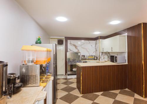 Kuchyň nebo kuchyňský kout v ubytování Downtown Antique Hotel