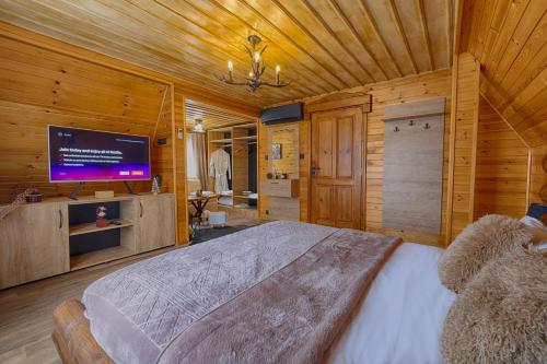 Ένα ή περισσότερα κρεβάτια σε δωμάτιο στο Rich House Velingrad