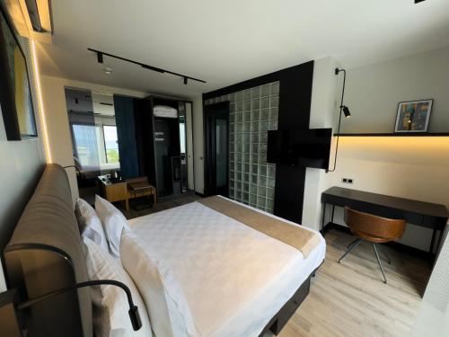 Кровать или кровати в номере Villa Business Hotel Istanbul Airport