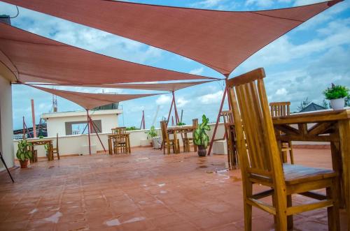 Balkón nebo terasa v ubytování Pendo Cottages