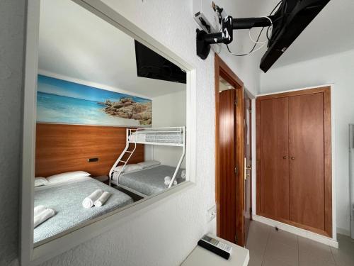 Koupelna v ubytování Hotel Maremagnum