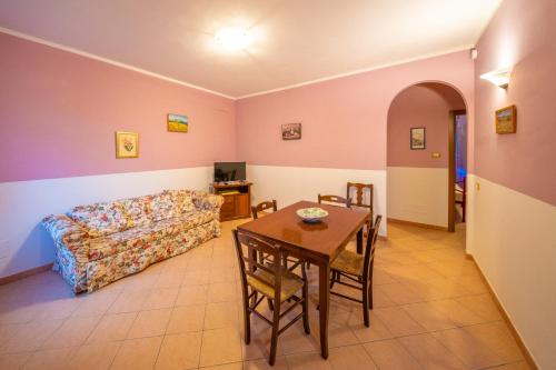 Χώρος καθιστικού στο Agriturismo L'Elce