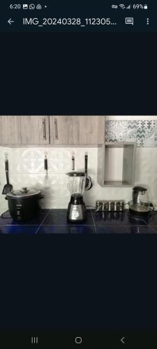 Η κουζίνα ή μικρή κουζίνα στο Villa Maria Appartement 1