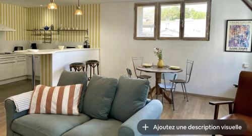 Η κουζίνα ή μικρή κουζίνα στο L'appartement d'Albert - french style