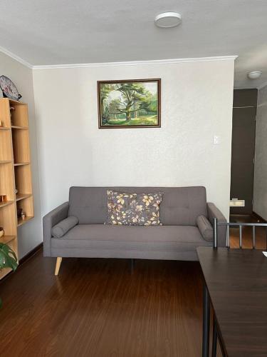 Posezení v ubytování Acogedor departamento en La Serena