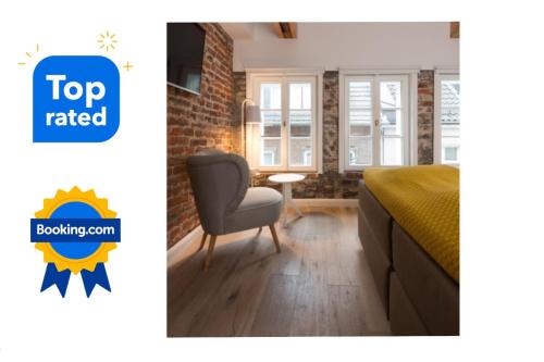 Et opholdsområde på Square Rooms 8