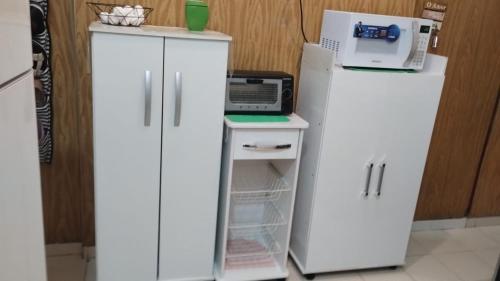 Η κουζίνα ή μικρή κουζίνα στο Apartamento in Copacabana