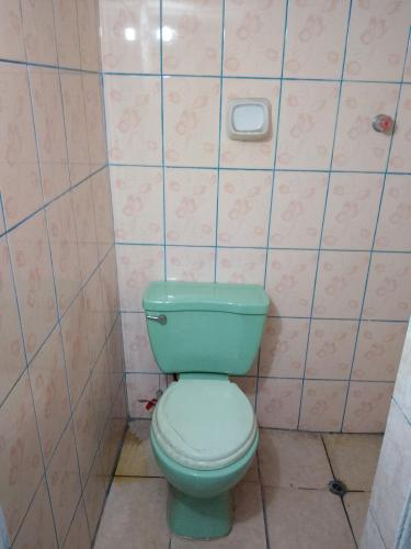 Koupelna v ubytování Hospedaje cuarto doble