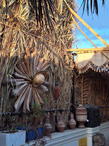 Atlantis Pyramids Innにある庭