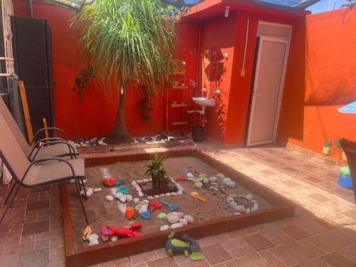 Αίθριο ή υπαίθριος χώρος στο Casa Azahares Atlixco
