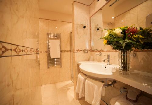 Koupelna v ubytování Hotel Gran Duca