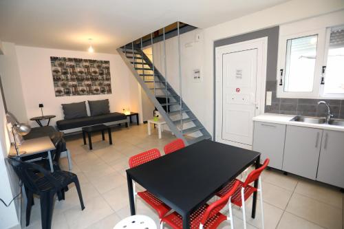 Η κουζίνα ή μικρή κουζίνα στο Ammoudia Residence 
