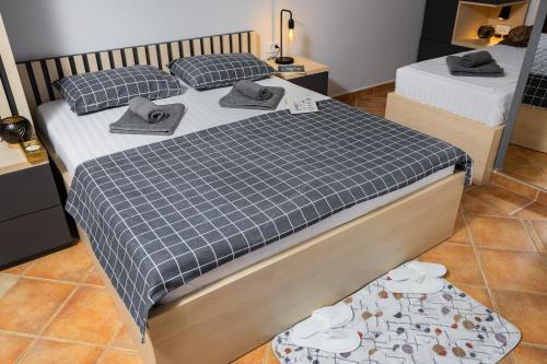 Cama o camas de una habitación en Adzic Apartments
