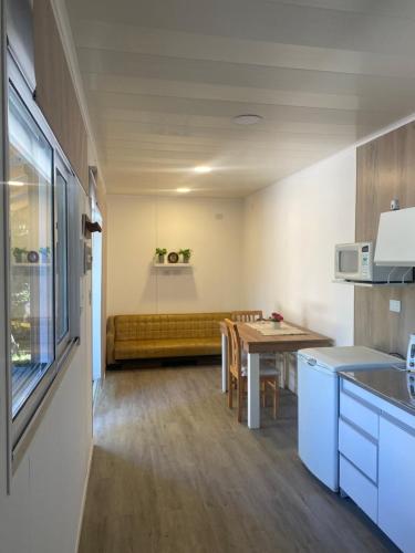 Кухня или мини-кухня в Los amancay del ventana Otto
