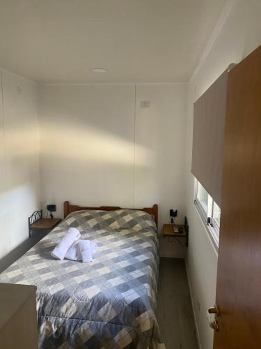 Кровать или кровати в номере Los amancay del ventana Otto