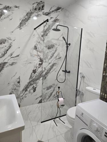 Ένα μπάνιο στο Garden Terrace Kvareli