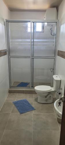 Bilik mandi di Apartamento Romian Román