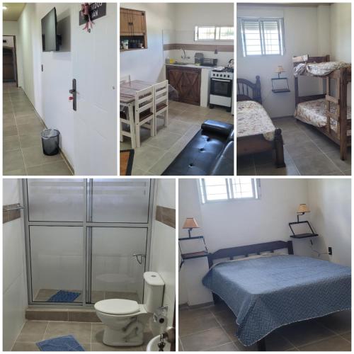 Katil atau katil-katil dalam bilik di Apartamento Romian Román