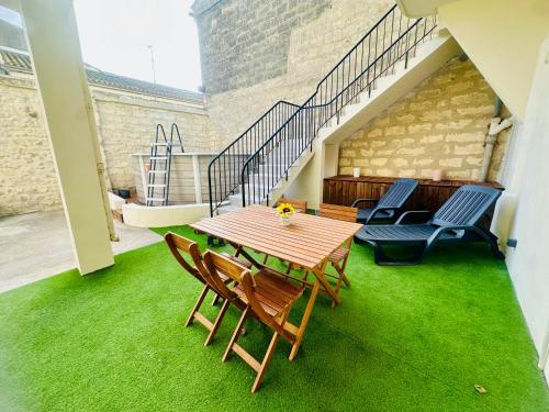 Posezení v ubytování Les Appartements du Mas - Rose Marie