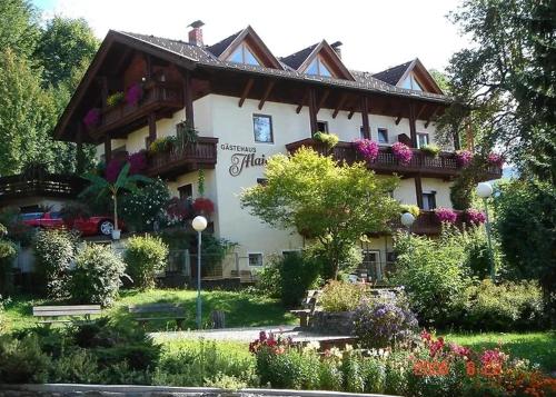 Zahrada ubytování Gästehaus Maier Faaker See