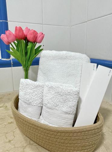 Apartamento con piscina junto al mar