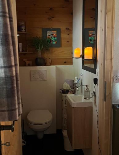 Koupelna v ubytování Armis Tiny House