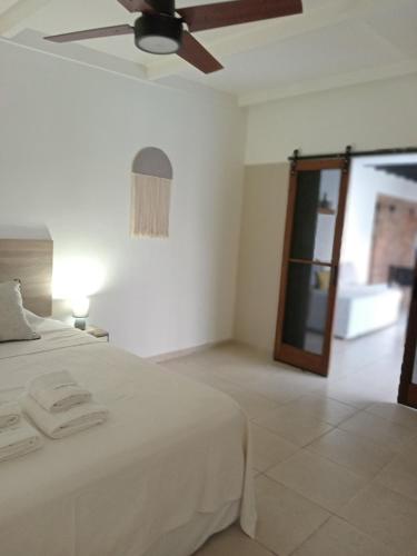 Ένα ή περισσότερα κρεβάτια σε δωμάτιο στο Lodge de Aranda 3