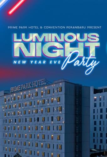 a poster for a new year eve party at a hotel at PRIME PARK Hotel & Convention Pekanbaru in Pekanbaru