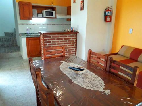 Kuchyň nebo kuchyňský kout v ubytování Apartamentos Barranca de Termas