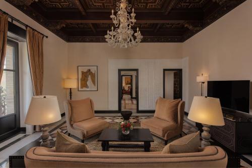 Coin salon dans l'établissement Hotel Alfonso XIII, a Luxury Collection Hotel, Seville