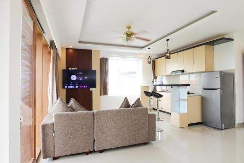 Η κουζίνα ή μικρή κουζίνα στο GM Guest House Canggu