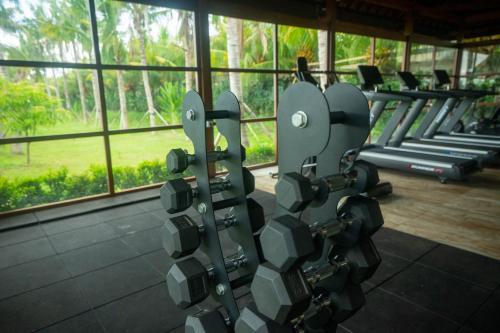 Fitness centrum a/nebo fitness zařízení v ubytování The Grand Villandra Resort Lovina