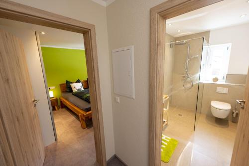 Koupelna v ubytování Ferienwohnungen Schwarzwaldzauber