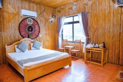 Postel nebo postele na pokoji v ubytování Mai Châu Lotus