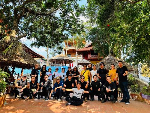 Tetamu yang menginap di Mai Châu Lotus