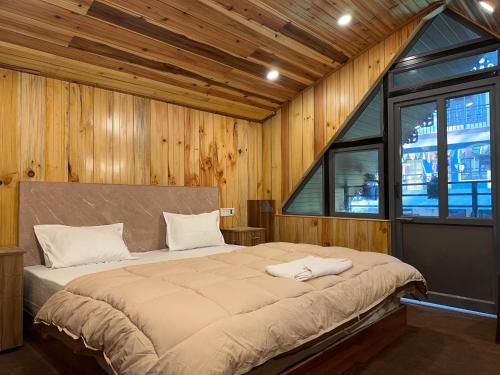 Postel nebo postele na pokoji v ubytování Hotel Basera