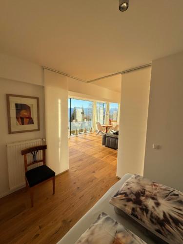 Cama o camas de una habitación en Weisse Villa am Millstätter See