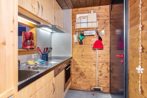 Kuchyň nebo kuchyňský kout v ubytování Ferienwohnung Herzogenhorn