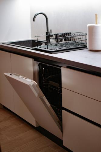Η κουζίνα ή μικρή κουζίνα στο Apartment 64