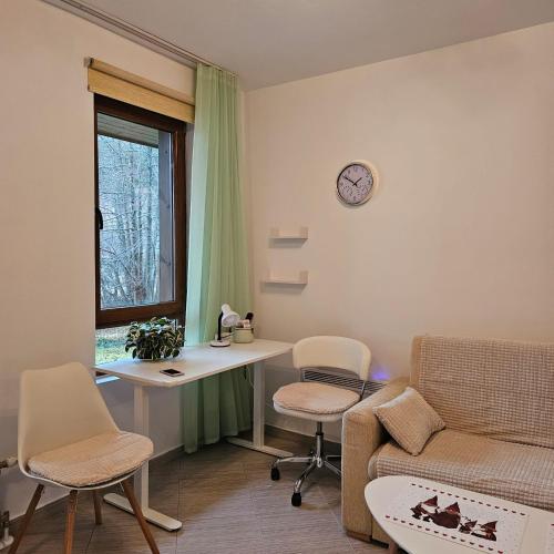 Posezení v ubytování Green life Ski & Spa Studio