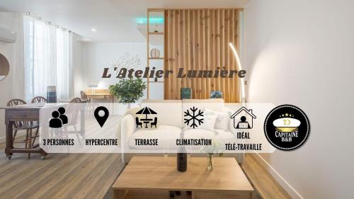 L'Atelier Lumière - Hypercentre - 3 pers