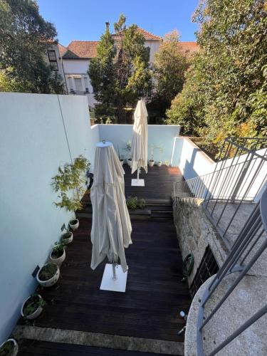 Een balkon of terras bij Duke`s Retreat