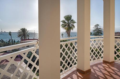 a view of the ocean from a balcony at AC Hotel La Línea by Marriott in La Línea de la Concepción